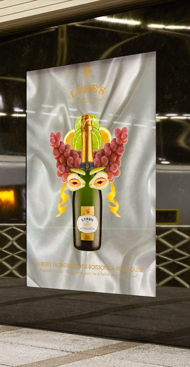 Addiche Lyre's inspiration d'Arcimboldo